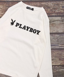 PLAYBOY（プレイボーイ）の「PLAYBOYプリントロンT KIDS（Tシャツ/カットソー）」