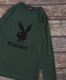 PLAYBOY（プレイボーイ）の「PLAYBOYプリントロンT KIDS（Tシャツ/カットソー）」