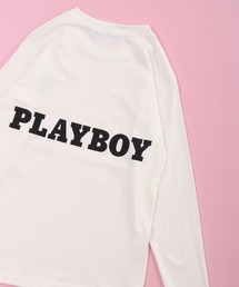 PLAYBOY（プレイボーイ）の「PLAYBOYプリントロンT KIDS（Tシャツ/カットソー）」