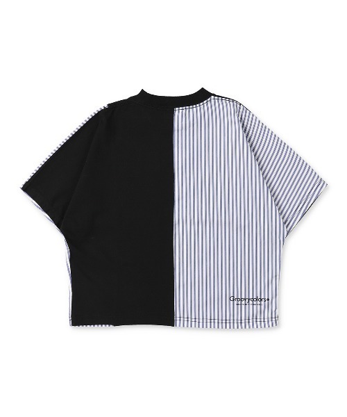 GROOVY COLORS(グルービーカラーズ)の「WOODLAND WIDE シルエット Tシャツ(Tシャツ/カットソー・キッズ・ブラック/ホワイト・110/120/90/100)」の4枚目の写真