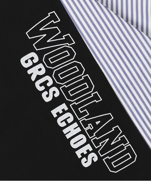 GROOVY COLORS(グルービーカラーズ)の「WOODLAND WIDE シルエット Tシャツ(Tシャツ/カットソー・キッズ・ブラック/ホワイト・110/120/90/100)」の7枚目の写真