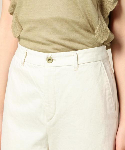 BEAUTY&YOUTH UNITED ARROWS（ビューティーアンドユースユナイテッドアローズ）の「BY ツイルクロップド9分丈ガウチョパンツ◆（その他パンツ・レディース・オフホワイト・SMALL/MEDIUM）」の6枚目の写真
