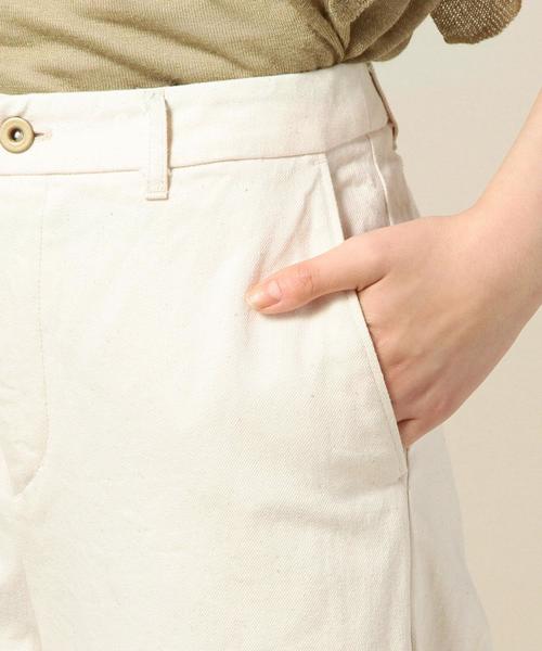 BEAUTY&YOUTH UNITED ARROWS（ビューティーアンドユースユナイテッドアローズ）の「BY ツイルクロップド9分丈ガウチョパンツ◆（その他パンツ・レディース・オフホワイト・SMALL/MEDIUM）」の7枚目の写真