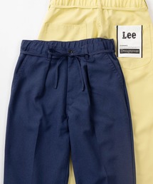 【Lee/リー】ルーズシルエット ウエストベルト付き ワンタックトラウザーパンツ/カラーパンツ/イージーパンツ