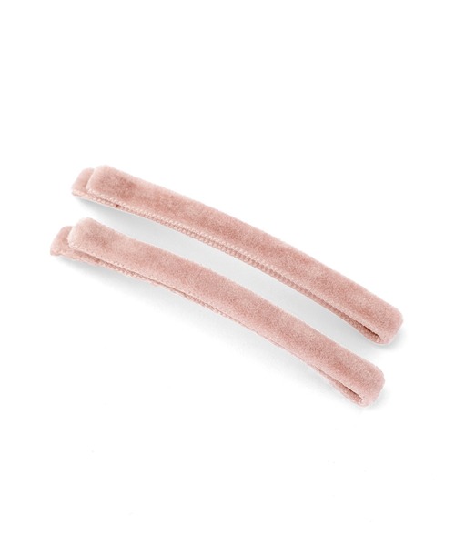 ANEMONE（アネモネ）の「ベロアヘアピン[2本セット]（ヘアピン・レディース・ブラウン/カーキ/ライトピンク/ブラック/ピンク/ダークグレー/グレー/ネイビー/ブルー/パープル・FREE）」の14枚目の写真