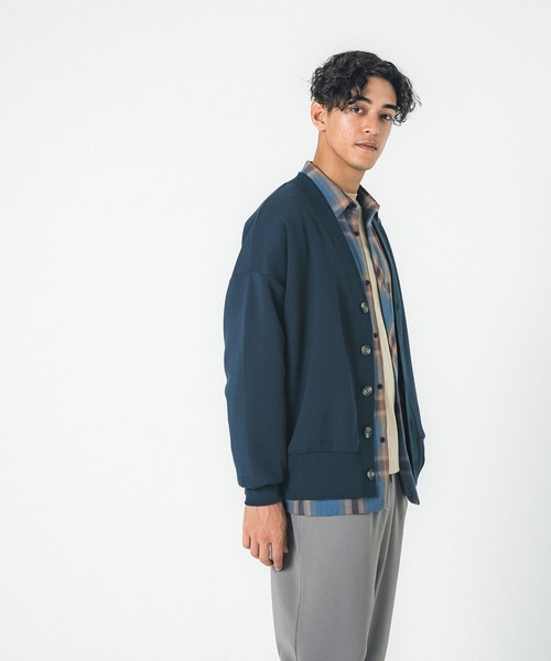 coca(coca)(コカ)の「メンズダンボールカーディガン(カーディガン/ボレロ・メンズ・ブラック/ブラウン/ネイビー/チャコール・L/M)」の8枚目の写真