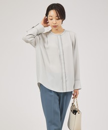 qualite | ステッチワークブラウス(シャツ/ブラウス)