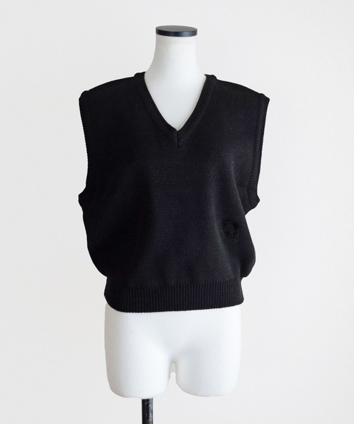 Marient(マリエント)の「Vネックニットベスト(ベスト・レディース・ベージュ/ライトグレー/ブラック・FREE)」の13枚目の写真