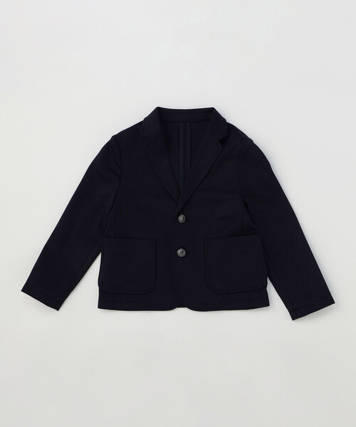 COMME CA ISM(コムサイズム)の「【セットアップ対応】ストレッチポンチ ネイビー ジャケット(スーツジャケット・キッズ・ネイビー・130cm/120cm/110cm)」の2枚目の写真