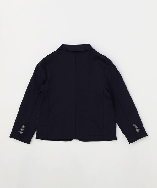 COMME CA ISM(コムサイズム)の「【セットアップ対応】ストレッチポンチ ネイビー ジャケット(スーツジャケット・キッズ・ネイビー・130cm/120cm/110cm)」の3枚目の写真
