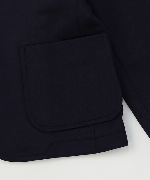 COMME CA ISM(コムサイズム)の「【セットアップ対応】ストレッチポンチ ネイビー ジャケット(スーツジャケット・キッズ・ネイビー・130cm/120cm/110cm)」の5枚目の写真