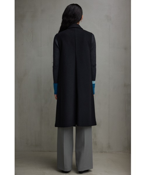 AZUL by moussy（アズールバイマウジー）の「ウールライクロングベスト（ベスト・レディース・グレー/ブラック・FREE）」の10枚目の写真