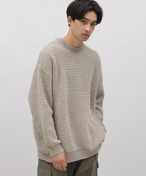 LAKOLE（ラコレ）の「ジガラモールプルオーバー / 903937（ニット/セーター・メンズ・グレー/ブラック/ブルー/オフホワイト・X-LARGE/LARGE/MEDIUM）」の3枚目の写真