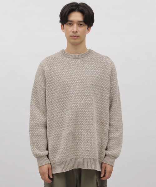 LAKOLE（ラコレ）の「ジガラモールプルオーバー / 903937（ニット/セーター・メンズ・グレー/ブラック/ブルー/オフホワイト・X-LARGE/LARGE/MEDIUM）」の7枚目の写真