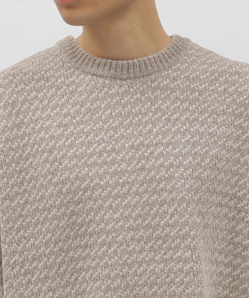 LAKOLE（ラコレ）の「ジガラモールプルオーバー / 903937（ニット/セーター・メンズ・グレー/ブラック/ブルー/オフホワイト・X-LARGE/LARGE/MEDIUM）」の10枚目の写真