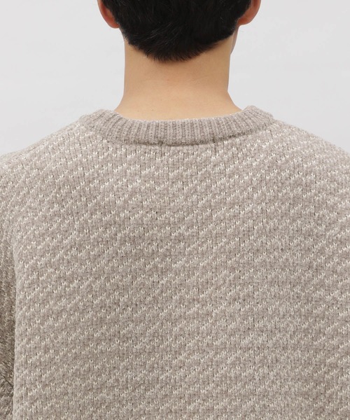 LAKOLE（ラコレ）の「ジガラモールプルオーバー / 903937（ニット/セーター・メンズ・グレー/ブラック/ブルー/オフホワイト・X-LARGE/LARGE/MEDIUM）」の13枚目の写真