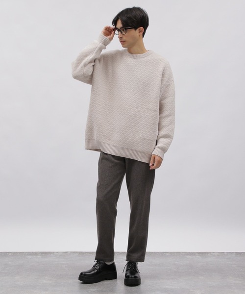 LAKOLE（ラコレ）の「ジガラモールプルオーバー / 903937（ニット/セーター・メンズ・グレー/ブラック/ブルー/オフホワイト・X-LARGE/LARGE/MEDIUM）」の17枚目の写真