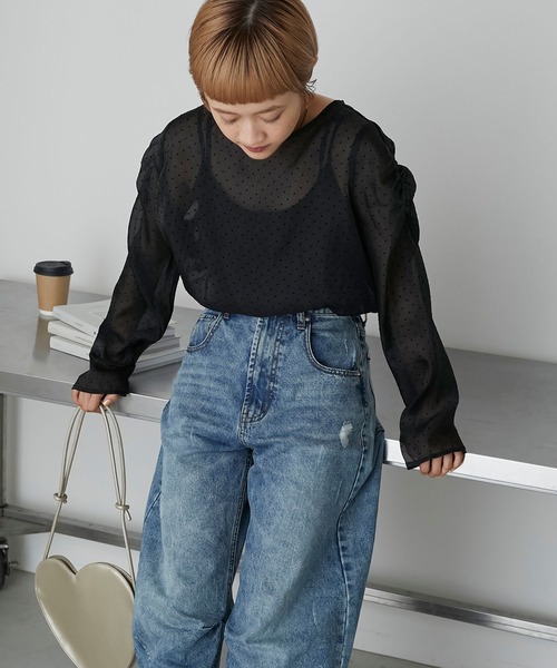 forksy.（フォルクシー）の「【forksy.】シアーフロッキードット