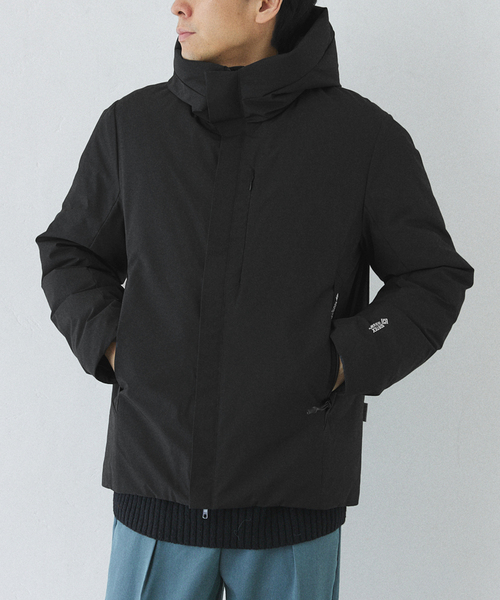 +phenix（プラスフェニックス）の「【+phenix / プラスフェニックス】別注 GORE-TEX ダウンブルゾン（ダウンジャケット/コート・メンズ・ベージュ/ブラック・MEDIUM/LARGE/SMALL）」の11枚目の写真