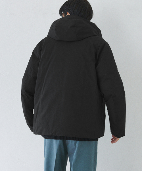 +phenix（プラスフェニックス）の「【+phenix / プラスフェニックス】別注 GORE-TEX ダウンブルゾン（ダウンジャケット/コート・メンズ・ベージュ/ブラック・MEDIUM/LARGE/SMALL）」の15枚目の写真