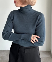 タートルネックリブニット【ZOZOTOWN限定アイテム】