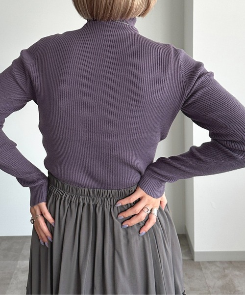 タートルネックリブニット【ZOZOTOWN限定アイテム】（ニット/セーター