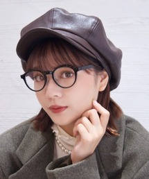 FAKE LEATHER CASKET/フェイクレザーキャスケット