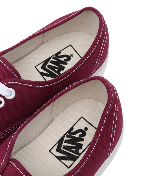 VANS(バンズ)の「【Ciaopanic】【VANS】 AUTHENTIC(スニーカー・レディース・ベージュ/ワインレッド・6/5/7)」の4枚目の写真