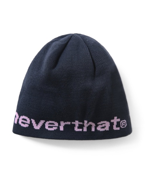 ディスイズネバーザット　ビーニー　ニット帽 セール】Debossed No Cuff Beanie（ニットキャップ/ビーニー