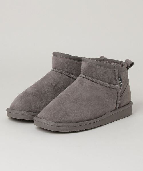 MEI(メイ)の「【 MEI / メイ 】レディース フェイク ムートンブーツ MTN ANKLE BTS(LADIES)(ブーツ・レディース・グレー/キャメル/ベージュ/ブラック/ダークブラウン・M/L/S)」の2枚目の写真