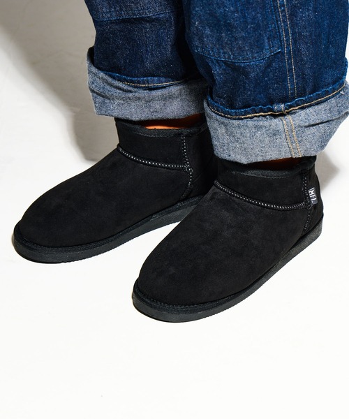MEI(メイ)の「【 MEI / メイ 】レディース フェイク ムートンブーツ MTN ANKLE BTS(LADIES)(ブーツ・レディース・グレー/キャメル/ベージュ/ブラック/ダークブラウン・M/L/S)」の6枚目の写真