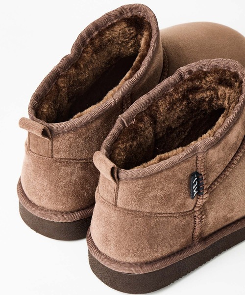 MEI(メイ)の「【 MEI / メイ 】レディース フェイク ムートンブーツ MTN ANKLE BTS(LADIES)(ブーツ・レディース・グレー/キャメル/ベージュ/ブラック/ダークブラウン・M/L/S)」の13枚目の写真