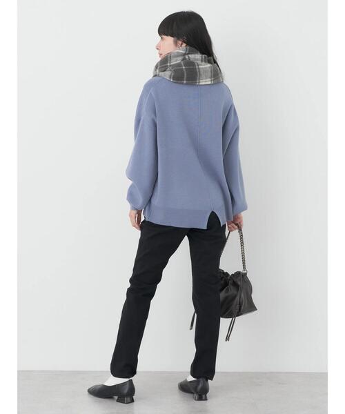 earth music&ecology（アースミュージックアンドエコロジー）の「タータンチェックマフラー（マフラー・レディース・イエロー/ブラック/ブルー・FREE）」の12枚目の写真