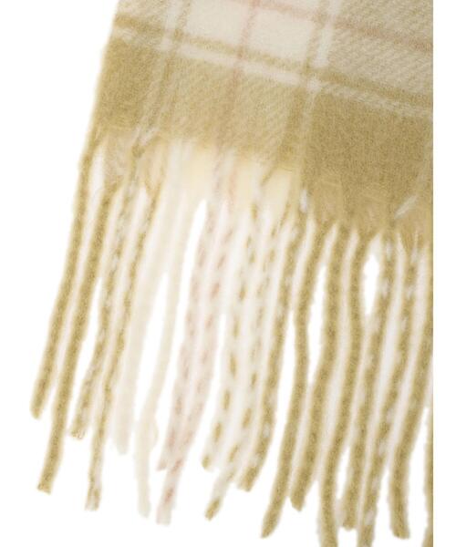 earth music&ecology（アースミュージックアンドエコロジー）の「タータンチェックマフラー（マフラー・レディース・イエロー/ブラック/ブルー・FREE）」の17枚目の写真