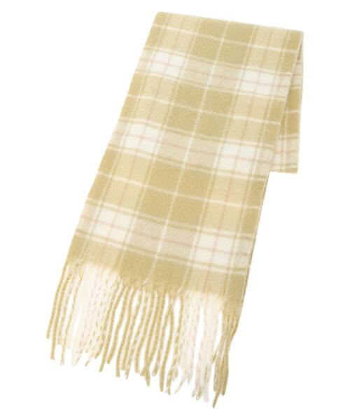 earth music&ecology（アースミュージックアンドエコロジー）の「タータンチェックマフラー（マフラー・レディース・イエロー/ブラック/ブルー・FREE）」の20枚目の写真