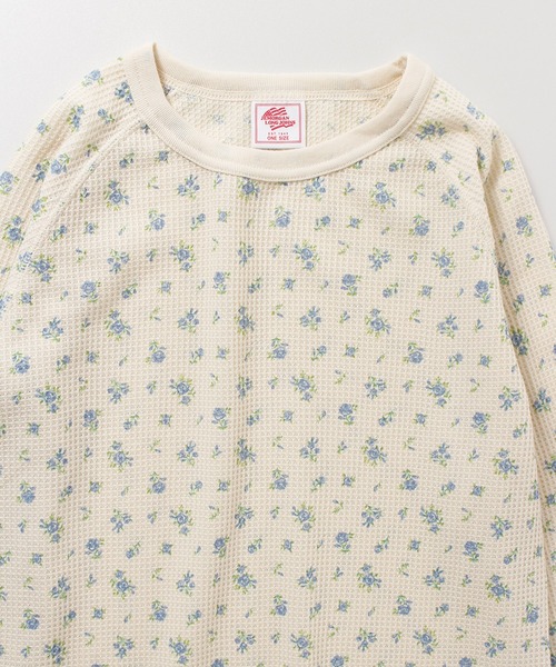 JEMORGAN(ジェーイーモーガン)の「【JEMORGAN / ジェーイーモーガン】ワッフル花柄ラグランロンT(パック入り)(Tシャツ/カットソー・レディース・ブルー系/ピンク系/ブルー系2/パープル系/ピンク系1/パープル系1・FREE)」の17枚目の写真