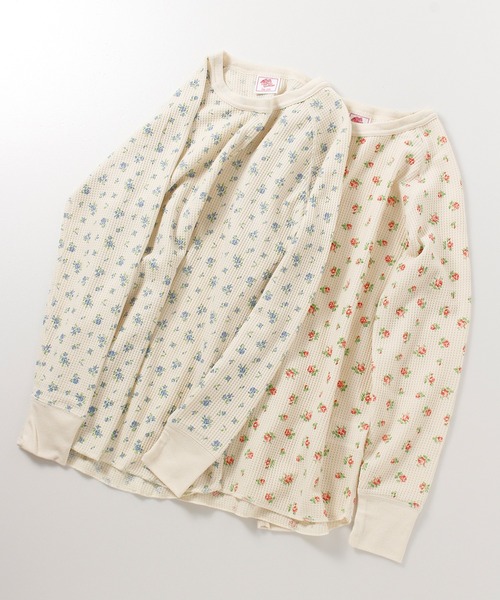 JEMORGAN(ジェーイーモーガン)の「【JEMORGAN / ジェーイーモーガン】ワッフル花柄ラグランロンT(パック入り)(Tシャツ/カットソー・レディース・ブルー系/ピンク系/ブルー系2/パープル系/ピンク系1/パープル系1・FREE)」の22枚目の写真