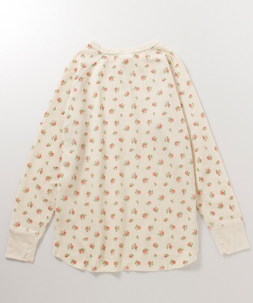 JEMORGAN(ジェーイーモーガン)の「【JEMORGAN / ジェーイーモーガン】ワッフル花柄ラグランロンT(パック入り)(Tシャツ/カットソー・レディース・ブルー系/ピンク系/ブルー系2/パープル系/ピンク系1/パープル系1・FREE)」の15枚目の写真