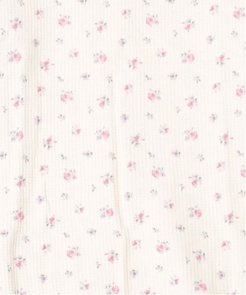 JEMORGAN(ジェーイーモーガン)の「【JEMORGAN / ジェーイーモーガン】ワッフル花柄ラグランロングスリーブTシャツ(パック入り)|サーマル ワッフル クルーネック 長袖 レディース(Tシャツ/カットソー・レディース・ブルー系/ピンク系/ブルー系2/パープル系/ピンク系1/パープル系1/ブラック系・FREE)」の20枚目の写真
