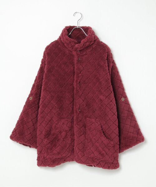 LBC（エルビーシー）の「キルンケットガウン（ブランケット・レディース・ダークグレー/レッド/オフホワイト/グレー・FREE）」の16枚目の写真