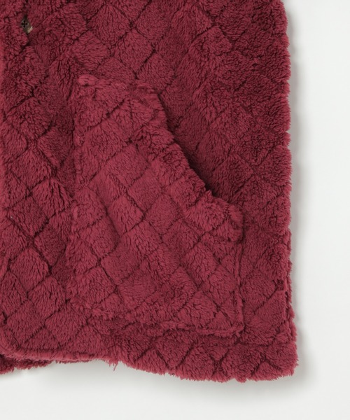 LBC（エルビーシー）の「キルンケットガウン（ブランケット・レディース・ダークグレー/レッド/オフホワイト/グレー・FREE）」の10枚目の写真