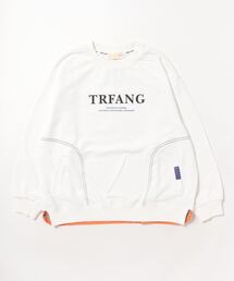 【aimoha-KIDS-】子供服 ビッグシルエット両脇ポケット付け 長袖Tシャツ