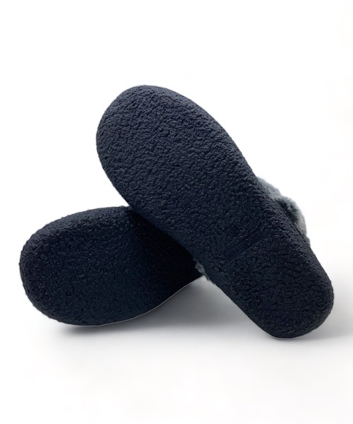 Sugar Sugar（シュガーシュガー）の「【SUGAR SUGARシュガーシュガー】フェイクファースリッポン（スリッポン・レディース・ブラック/ベージュ系その他・LL/S/M/L）」の3枚目の写真