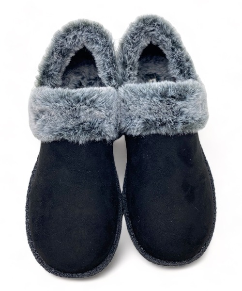 Sugar Sugar（シュガーシュガー）の「【SUGAR SUGARシュガーシュガー】フェイクファースリッポン（スリッポン・レディース・ブラック/ベージュ系その他・LL/S/M/L）」の13枚目の写真