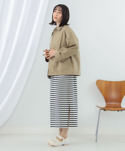 Ray BEAMS(レイビームス)の「GYMPHLEX × Ray BEAMS / 別注 ラグラン ジャケット(ブルゾン・レディース・ベージュ・12/14)」の3枚目の写真