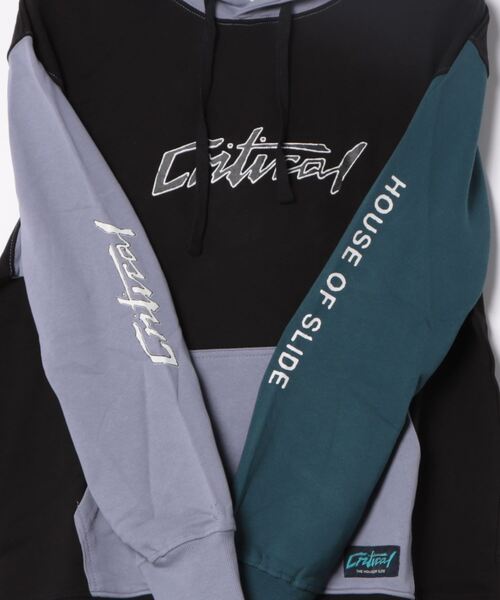 TCSS(ティーシーエスエス)の「HOODIE/Critical Slide(クリティカルスライド)TCSSオーバーサイズシルエットカラーブロッキングプルオーバーフーディ(パーカー・メンズ・ブラック・MEDIUM/LARGE/X-LARGE/SMALL)」の9枚目の写真