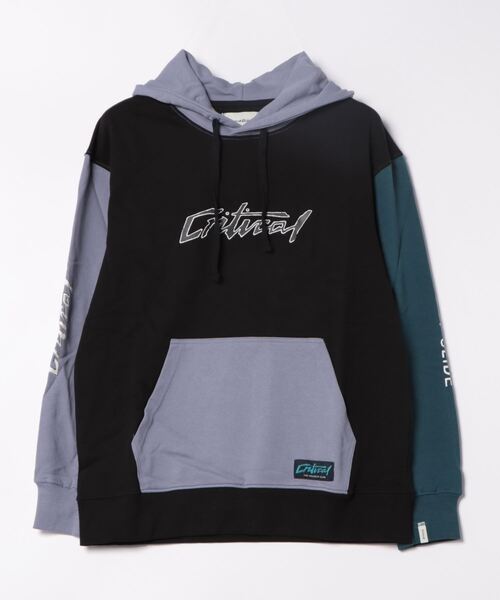 TCSS(ティーシーエスエス)の「HOODIE/Critical Slide(クリティカルスライド)TCSSオーバーサイズシルエットカラーブロッキングプルオーバーフーディ(パーカー・メンズ・ブラック・MEDIUM/LARGE/X-LARGE/SMALL)」の7枚目の写真