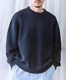クルーネックBIGニット