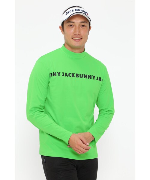【グリーン】KARUISHI モックネックカットープルオーバー Jack Bunny!!（ジャックバニー）の「【Jack Bunny!!】KARUISHI モック
