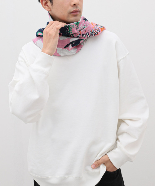 MONTMARTRE NEW YORK / モンマルトル ニューヨーク】PINK OEIL SCARF